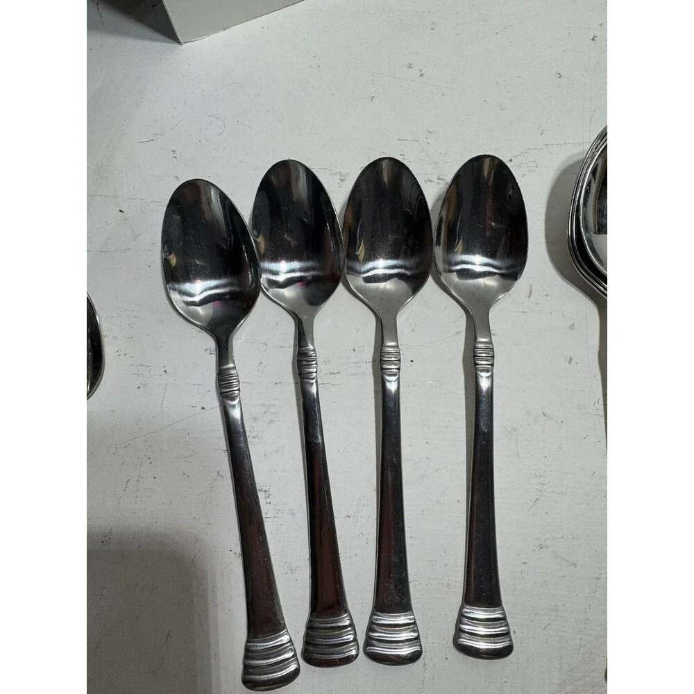 Hampton Silversmiths Stainless Flatware Lot Of 19 And 2 Cambridge